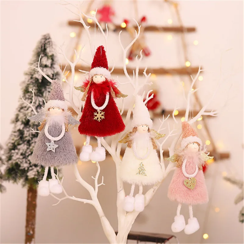 

New Year Decoration Christmas Tree Pendant Angel Girl Doll Ornaments Home Christmas Decoration Christmas Decoration Navidad-C