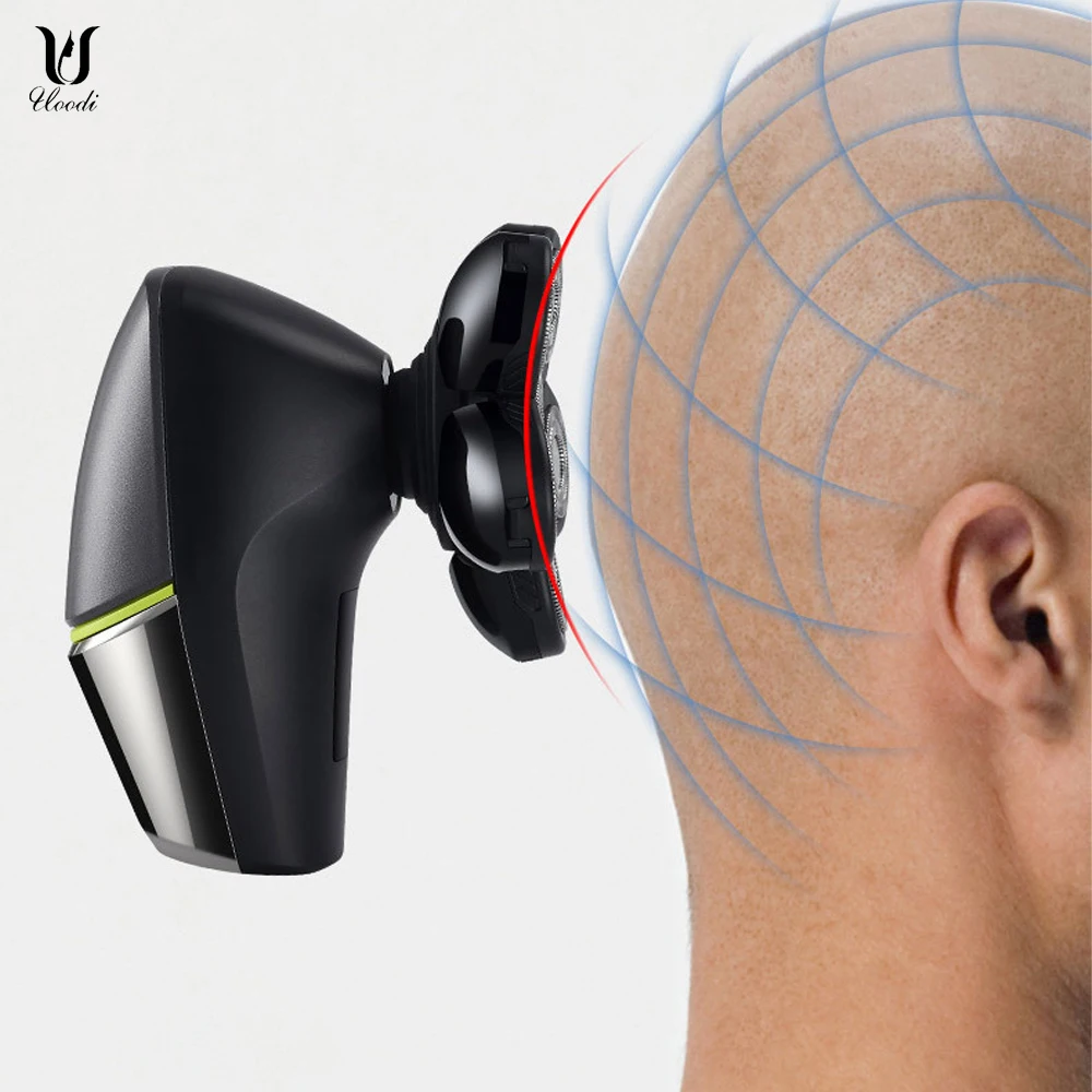 

6in1 Electric Shaver Razor For Men 6D Floating Grooming Kits Men Beard Nose Hair Shaving Trimmer Machine Bald Head Hair Clipper