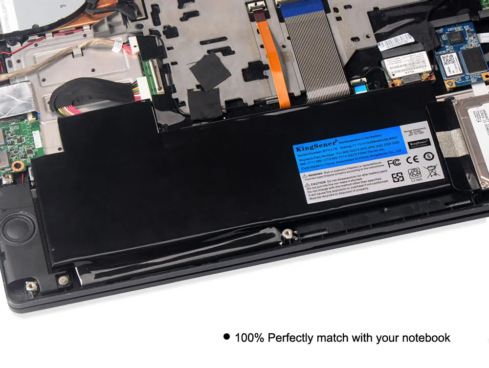 KingSener BTY-L76 Батарея для MSI GS70 2OD из 2 предметов 2PE 2QC 2QD 2QE GS72 MS-1771 MS-1772 MS-1773 MS-1774 ДЛЯ MEDION X7613 MD98802