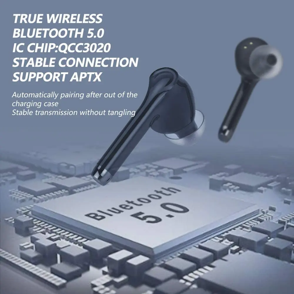 Беспроводная Bluetooth-гарнитура Q70 APTX TWS металлический зарядный чехол стереозвук Hi-Fi