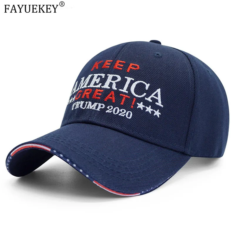 

Новое поступление козырька 2020 кепка мужская бейсболка s Keep America Great Snapback Вышивка кость Регулируемая Президент Трамп 2020 шляпа