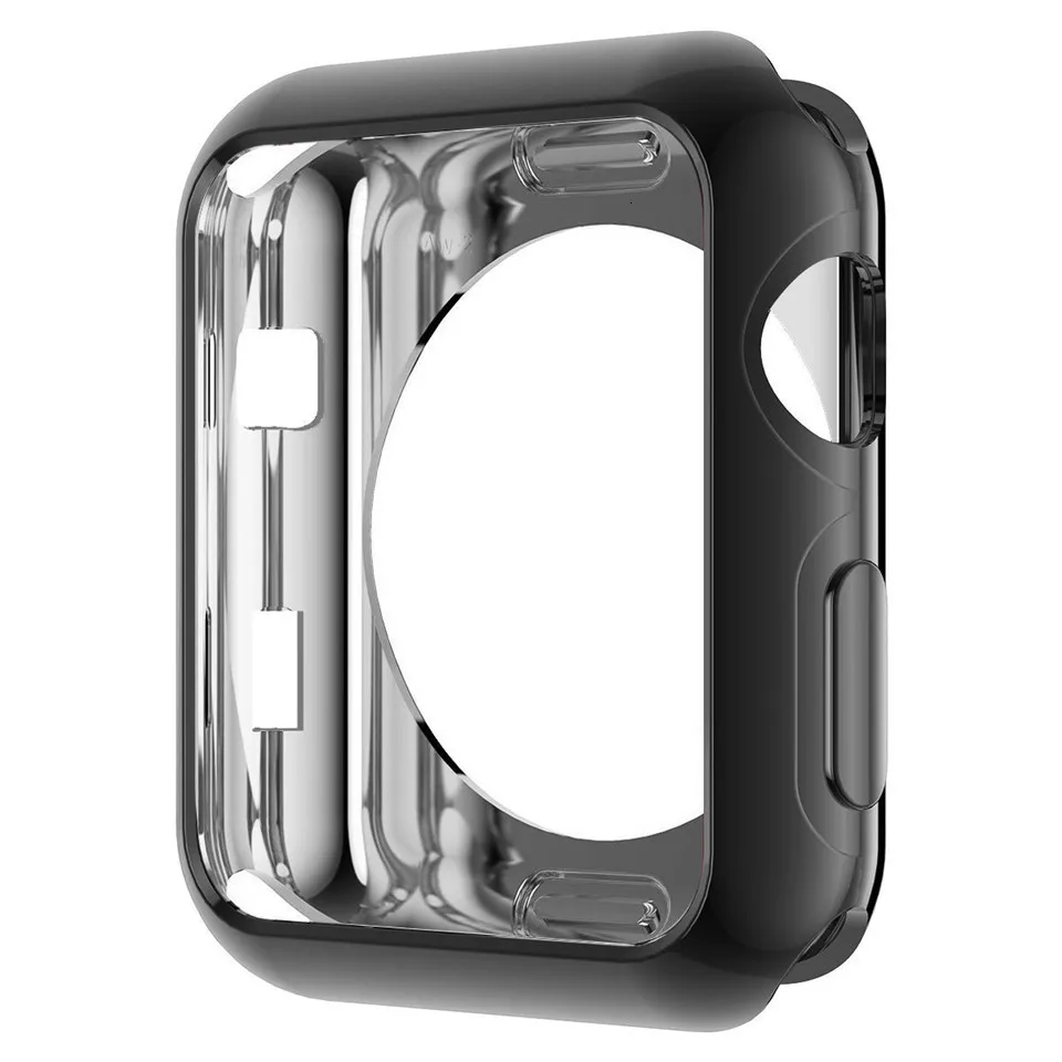 Защитный чехол из мягкого силикона для Apple Watch 40 мм 44 мм iWatch серии 1 2 3 4 42 мм 38 мм