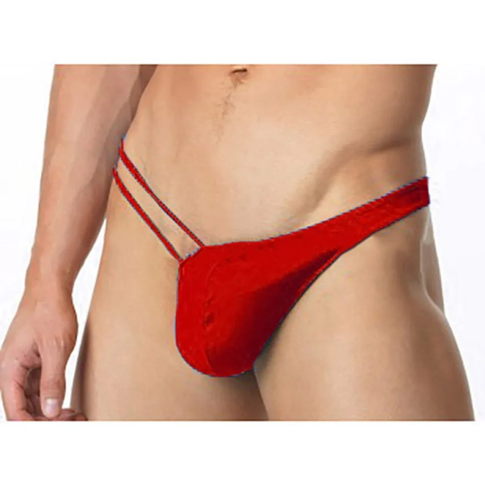

Men's Sexy Underwear C-String Low Rise Breathable Hollow Out Elastic T-back Gays Underwear Jackstrap Bandage Sissy Lingerie