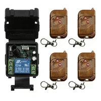 wireless remote control light switch 10a relay output radio dc12v 24v 1ch 1ch 10a receiver module 50 500m transmitter