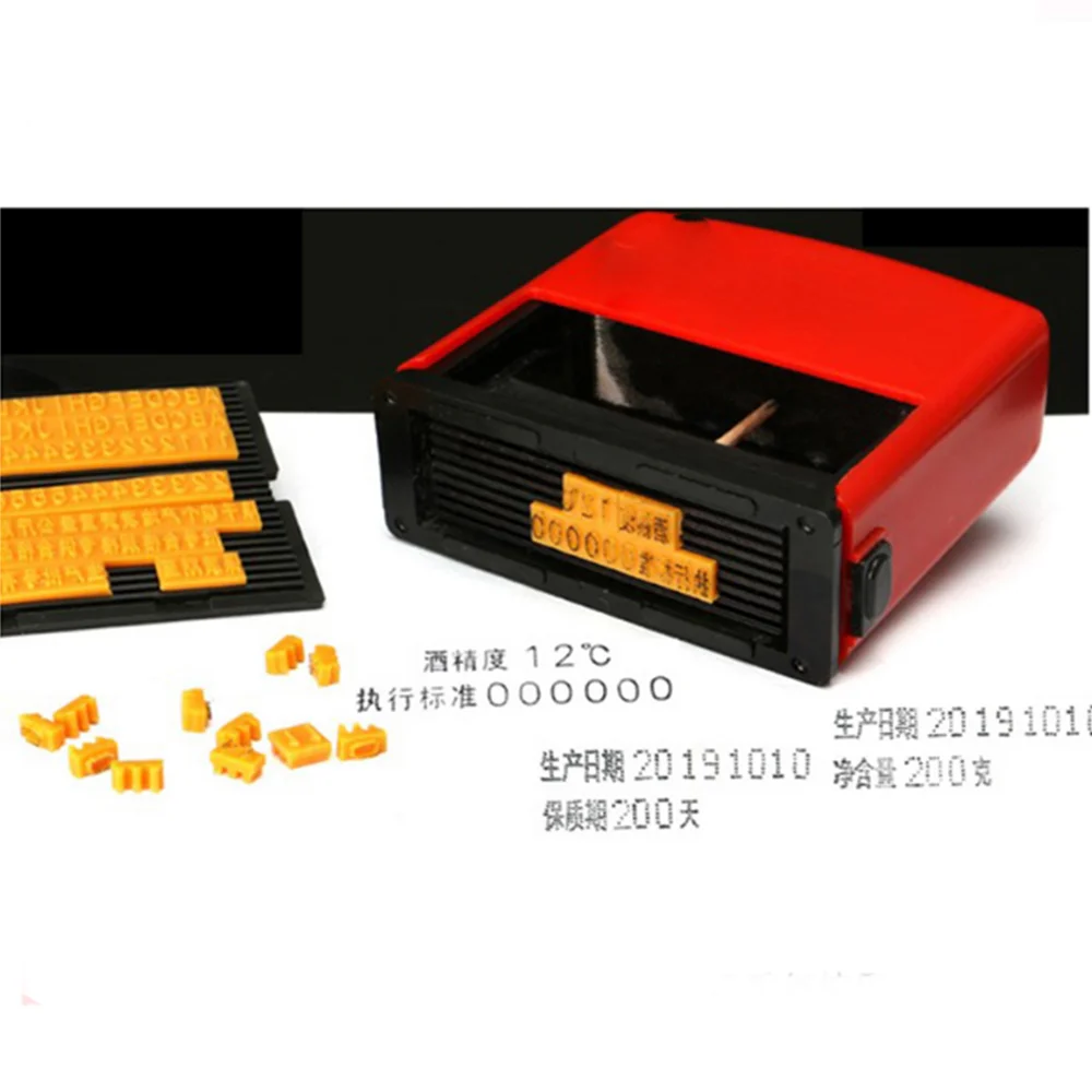 DIY ручной кодировочный аппарат небольшой печатный станок принтер даты чернил