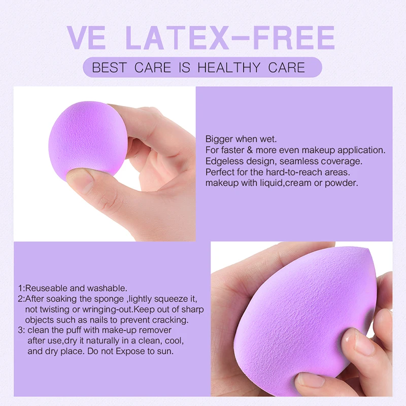 1 шт. капли воды Форма макияж губка профессиональный косметический пуф для