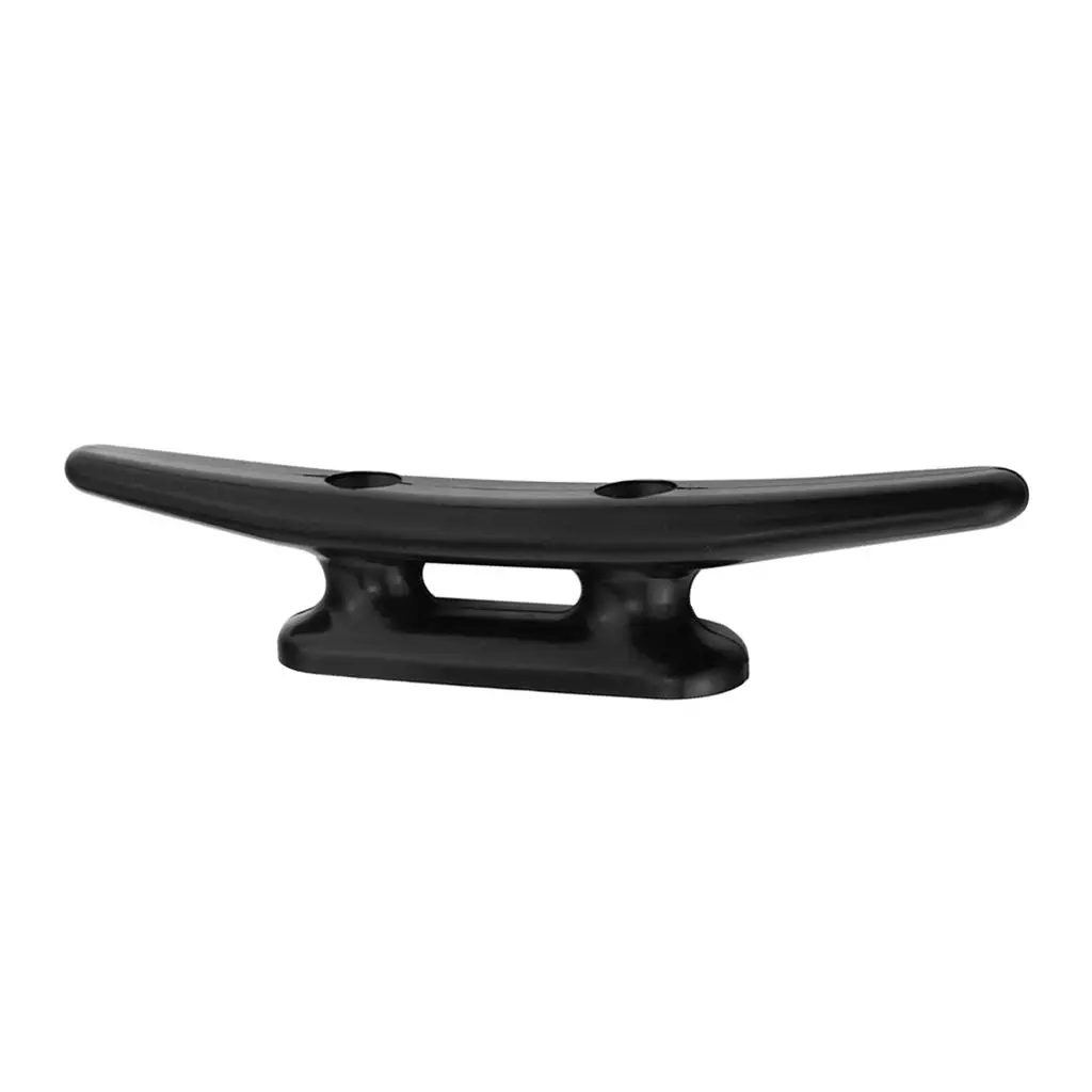 

Boat High Impact Nylon Rope Cleat Dock Marine Tie Down 5 inch - Black