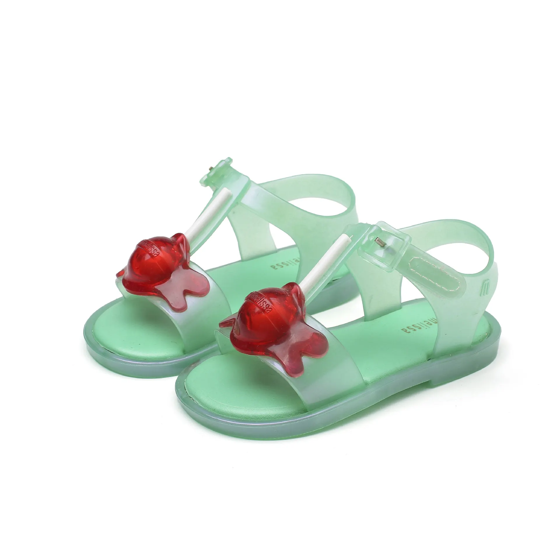 Mini Melissa/Новинка года; прозрачные сандалии для девочек; летние сандалии с короной; милые детские сандалии Melissa; пляжная обувь; обувь для малышей; 13-18 см
