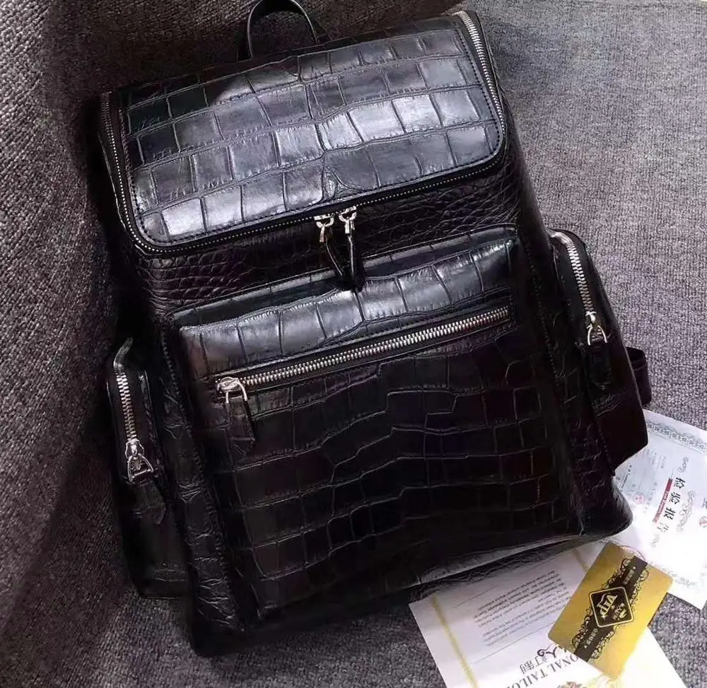 Новинка 100% Роскошный качественный Модный повседневный рюкзак из натуральной