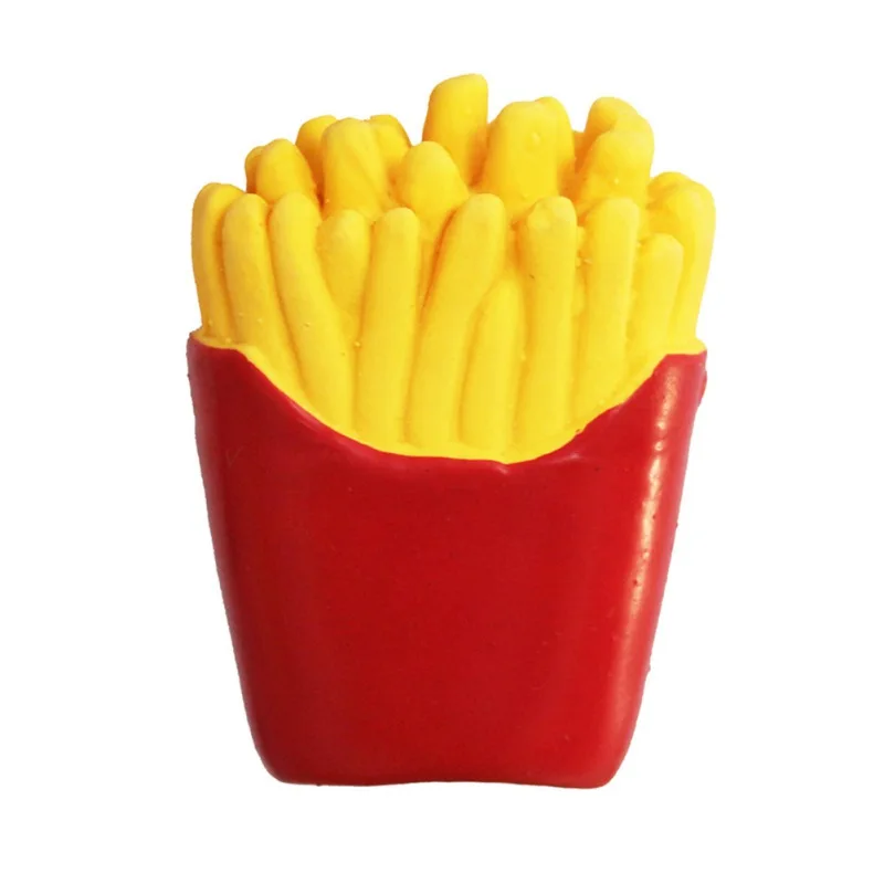 Скрипучий игрушки собаки из натурального латекса жевательные гамбургер формы