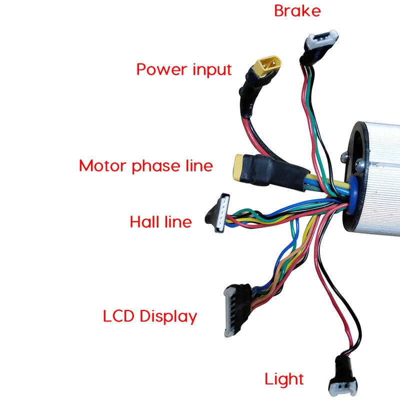 Контроллер тормоза ЖК-дисплей 24 в 250 Вт углеродное волокно Электрический