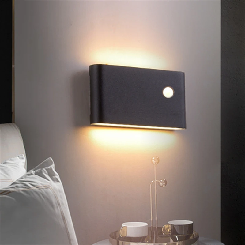 

Bedroom Led Wall Light Sensor for home 12W Wall Mounted Sconces Wall Living Room Decoration Wall Lamp Led