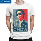 Мужские похмелье Mr Chow футболки из чистого хлопка одежда для отдыха с коротким рукавом футболки с округлым вырезом Новое поступление футболка