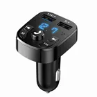 FM-трансмиттер автомобильный с поддержкой Bluetooth 5,0 и двумя USB-портами