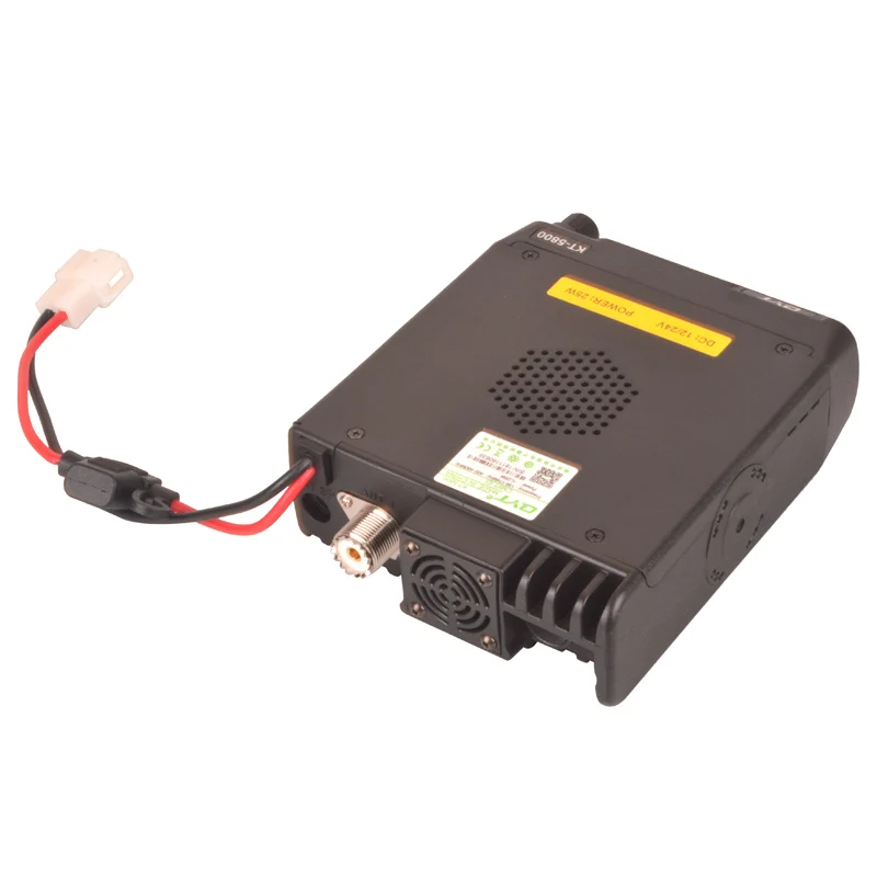 QYT KT-5800 12V/24V working voltage Car Mobile Radio dual band FM Mobile transceiver scrambler walkie talkie 20W 200CH