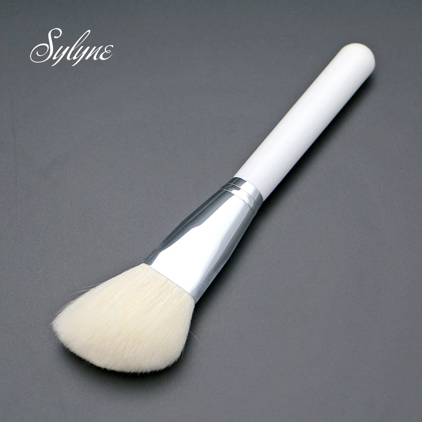 Sylyne кисти для макияжа румян из козьей шерсти 1 шт. белая щека косметическая пудра