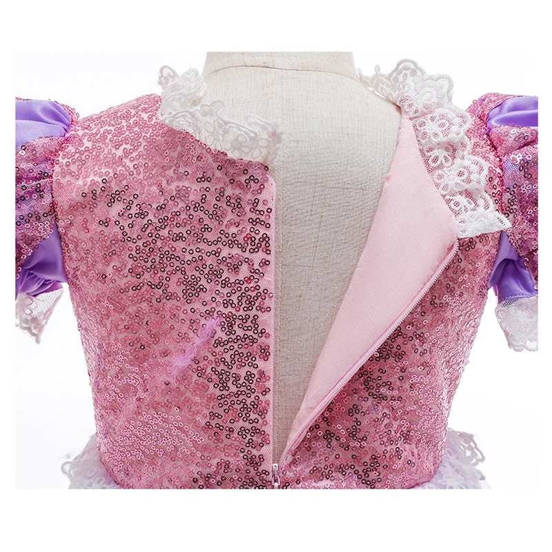 Disney платье принцессы для девочки на праздник Детская день рождения вечерние