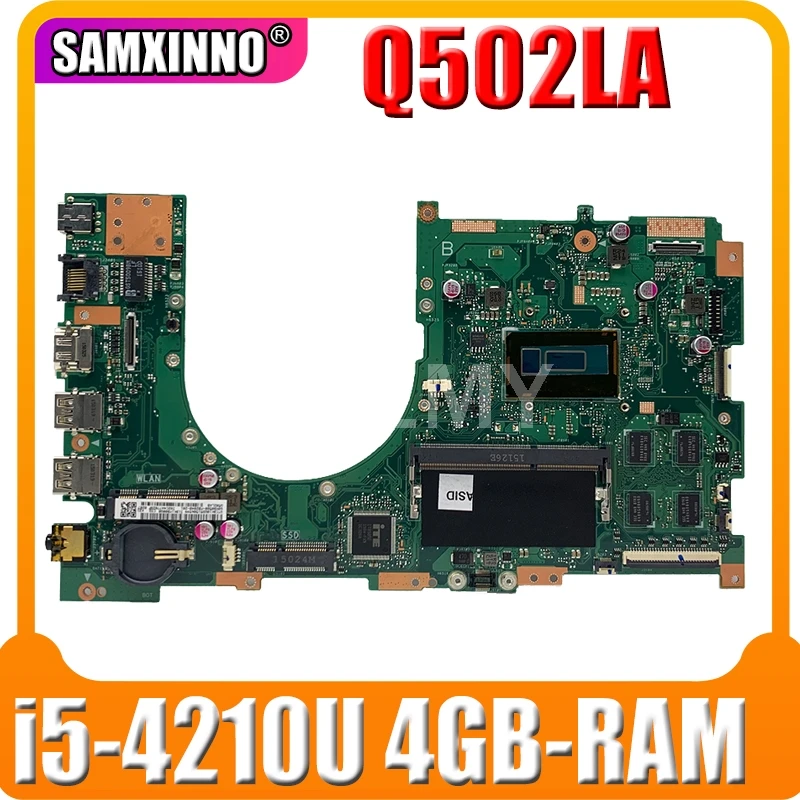 Q502LA материнская плата i5-4210 4 Гб памяти REV 2 0 для For Asus Q502 Q502L ноутбука | Компьютеры и