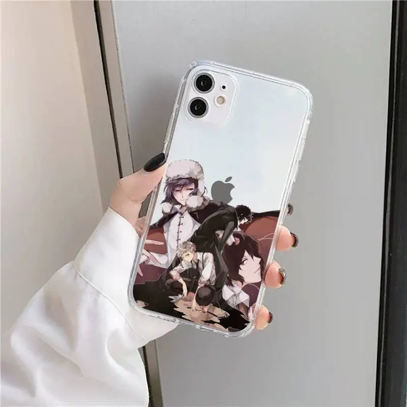 

Daime xaiohan bataccen kare Phone Case Transparent soft For iphone 5 5s 5c se 6 6s 7 8 11 12 plus mini x xs xr pro max