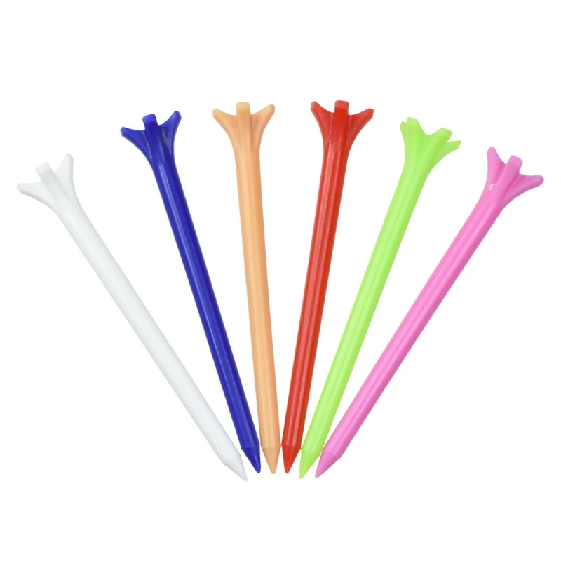 

Hot Golf Tees Plastic Long Ball Holder Unbreakable Plastic Golf Tees 70mm 100 PCS 094C