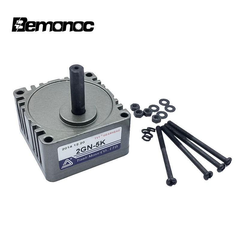 Bemonoc Коробка передач двигателя 2GN 3GN 4GN 5GN редуктор выходной вал 8/10/12 мм 3K ~ 180K
