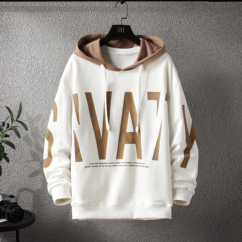 

Men Hoodies Hooded Sweatshirt Christmas Oversized With Pockets Boy Spring And Autumn Hood Male Clothes Fire Free Shipping M-2xl