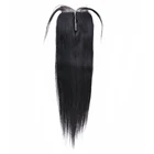 Черные прямые волосы средней длины, 4*1, 10-22 дюйма