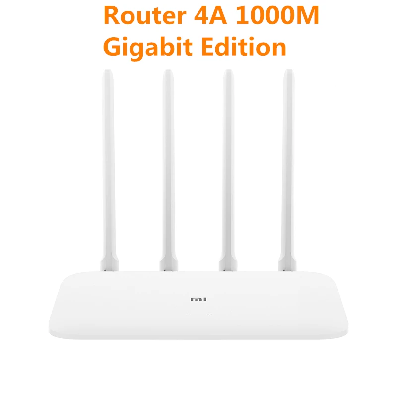 Xiaomi Mi маршрутизатор 4А гигабитная версия 100M 2,4 GHz 5GHz WiFi 16M rom 128MB DDR3 с высоким коэффициентом усиления 4 антенны приложение управление Сетевой удлинитель - Цвет: 4A 1000M Edition