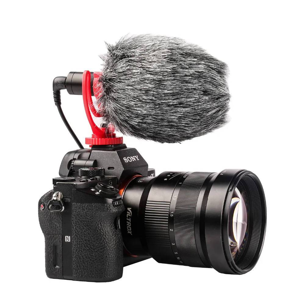 YICHUANG YC-VM100 Universal Compact On-Camera Video microphone 3.5mm for Nikon Canon Sony DSLR Cameras and Camcorders iPhone | Электроника