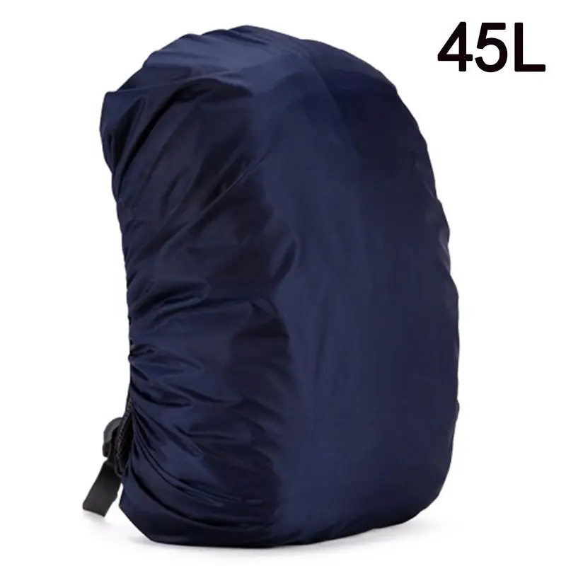 blue 45 35/45L Регулируемый Водонепроницаемый рюкзак дождевик Сумка Чехол защиты в стиле милитари мешок для кемпинга на открытом воздухе Пеший Туризм - Цвет: blue 45