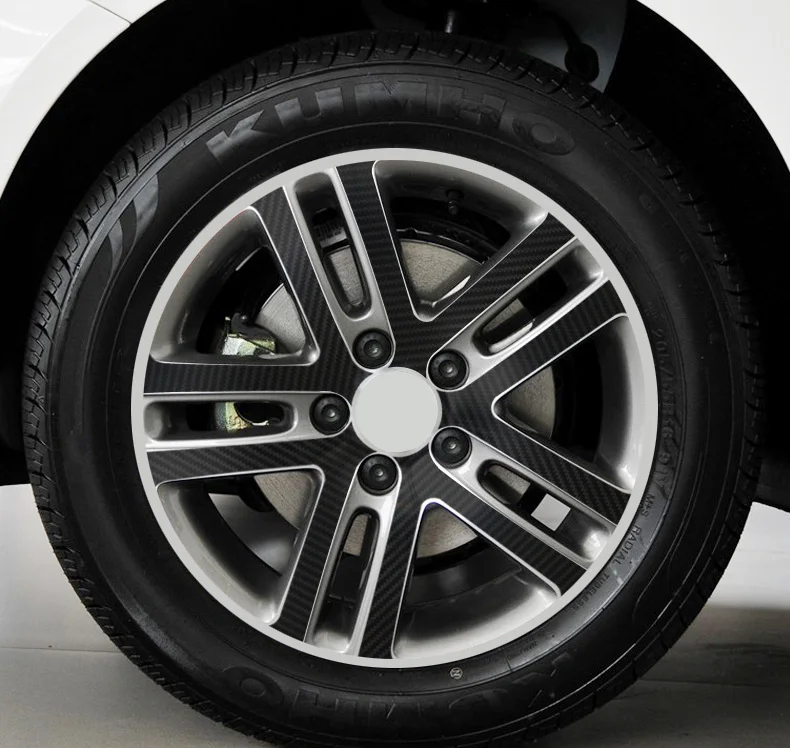 16 дюймов наклейка на обод колеса из углеродного волокна ступица