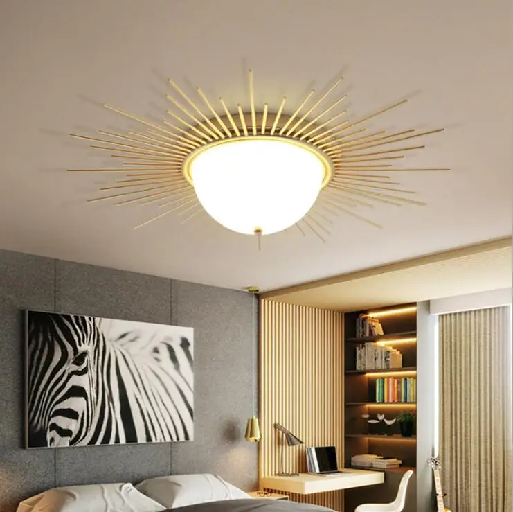 Дизайнерская Скандинавская стеклянная люстра со светодиодной подсветкой