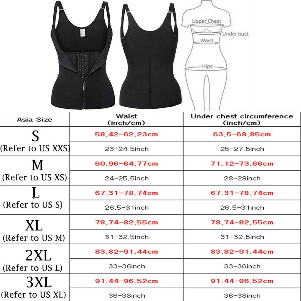Местный запас Shapermint для женщин талии корсет на молнии жилет Топ шейкер тела Майка T