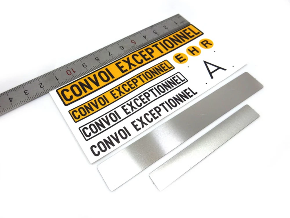 

1/14 Rc Европейская игрушка грузовик корпус логотип наклейки для радиоуправляемого трактора модель