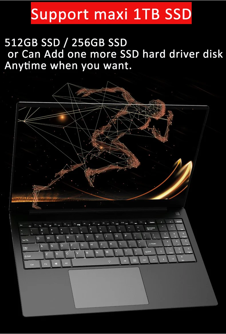 Ультратонкий ноутбук 15,6 дюймов Экран Celeron 3867U1920*1080 Дисплей пикселей 8 ГБ+ 512/256/128/64 жесткий диск игровой Тетрадь Windows10 ОС