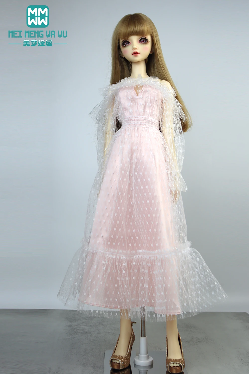 Одежда для шарнирной куклы модное свадебное платье кукол 58-60 см 1/3 DD SD игрушки