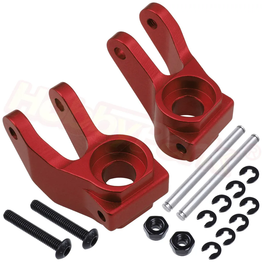Red 7864 Алюминиевые блоки переднего руля для Traxxas Slash 2WD1/10 короткий ход/Stampede 2WD/Rustler VXL 3736 Запчасти для обновления - Цвет: Red 7864