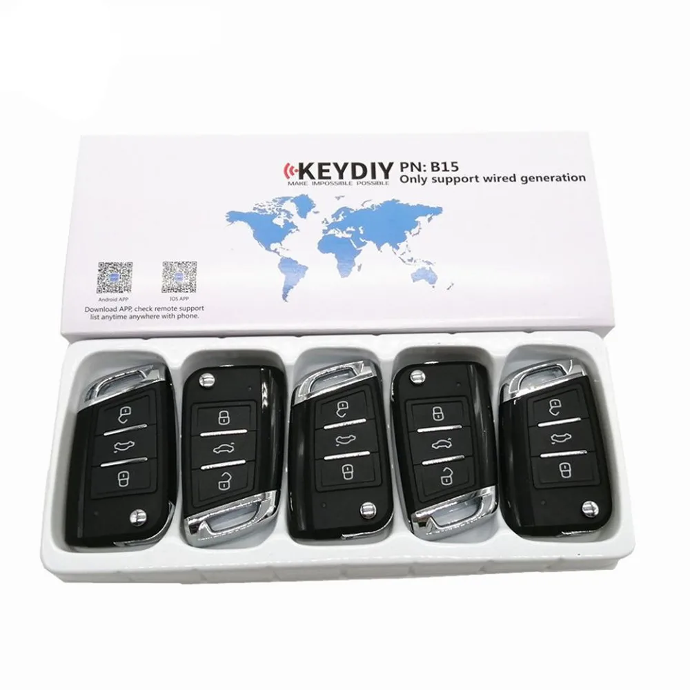 5 шт./лот KD B15 MQB стиль для Mercedes-Benz V W Универсальный пульт дистанционного управления