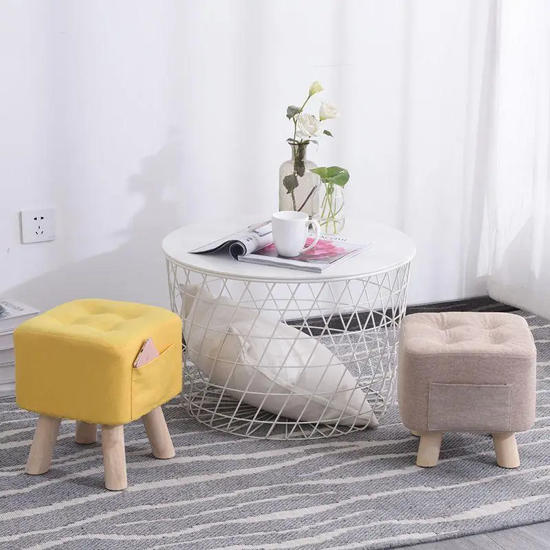 

Pouf Pouffe Storage Sofa Banc De Rangement Cocina Step Pufy Do Siedzenia Ottoman Taburete Poef Sgabello Change Shoes Foot Stool