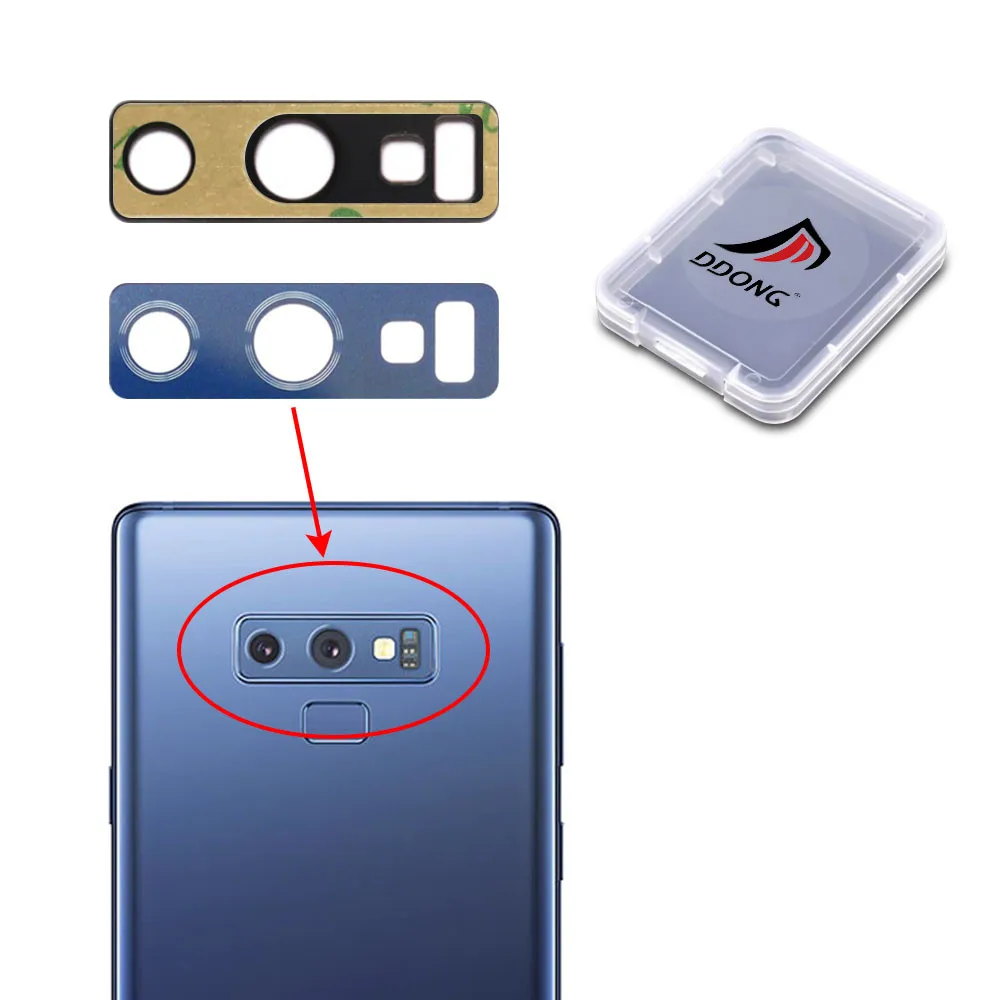Для объектива камеры заднего вида для Samsung Galaxy Note 9 SM-N960 SM-N960F SM-N9600 SM-N960U SM-N960W задняя