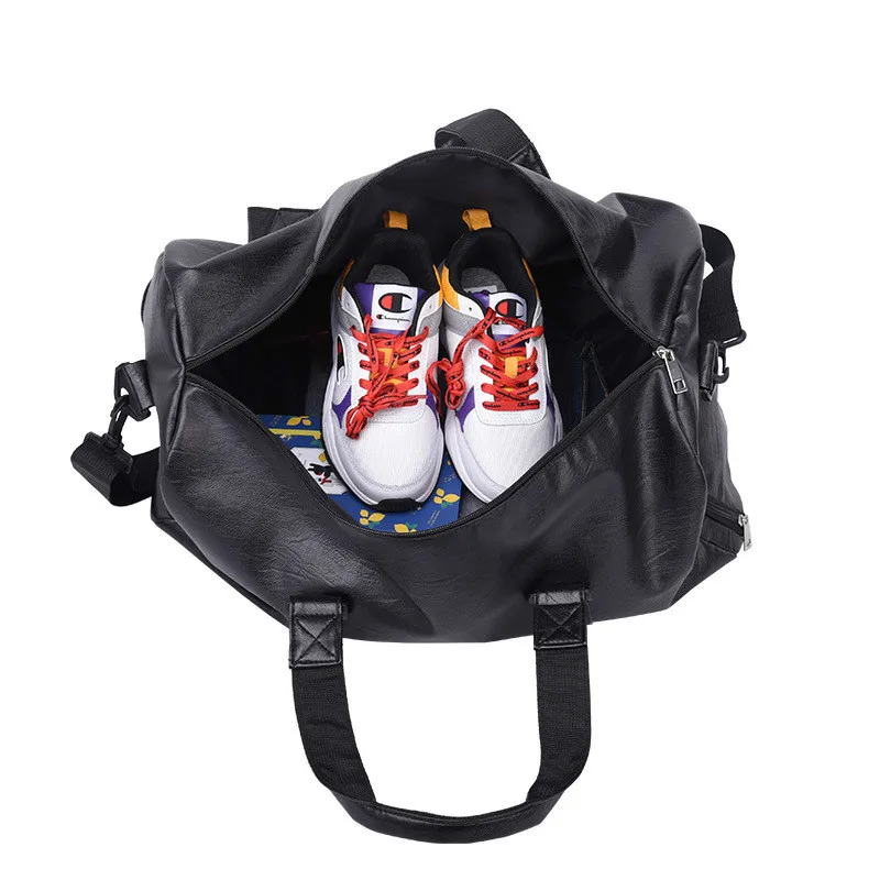 FGOIBALL 2019 new sports gym bag PU 20-35L Black outdoor for women and men yoga mat | Спорт и развлечения