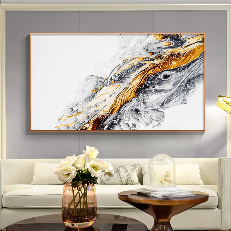 Handmade Abstract color ink splash Oil Paintings Canvas Painting Picture For Living Room Studio Aisle Home Cuadros Decoracion | Дом и сад