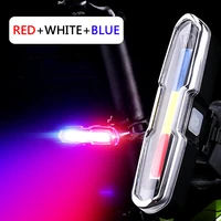usb rechargeable front rear bicycle light led lithium battery bike taillight waterproof cycling light bicycle accessories