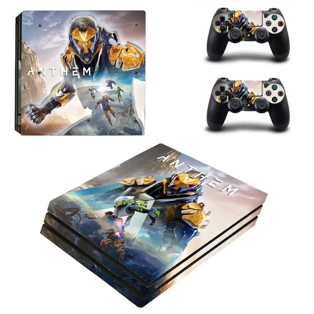 Игра Anthem PS4 Pro Стикеры Play station 4 кожи наклейка для Игровые приставки консоли и