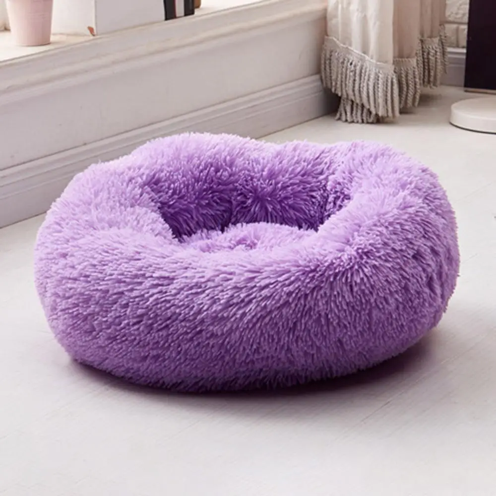 Purple Мягкая Клубника, леопард, домик для питомца, кошки, собаки, палатка, питомник, складная собачка,, зимняя теплая подушка, корзина, кровать для животных, пещера, кровать для домашних животных, игрушка - Цвет: Purple