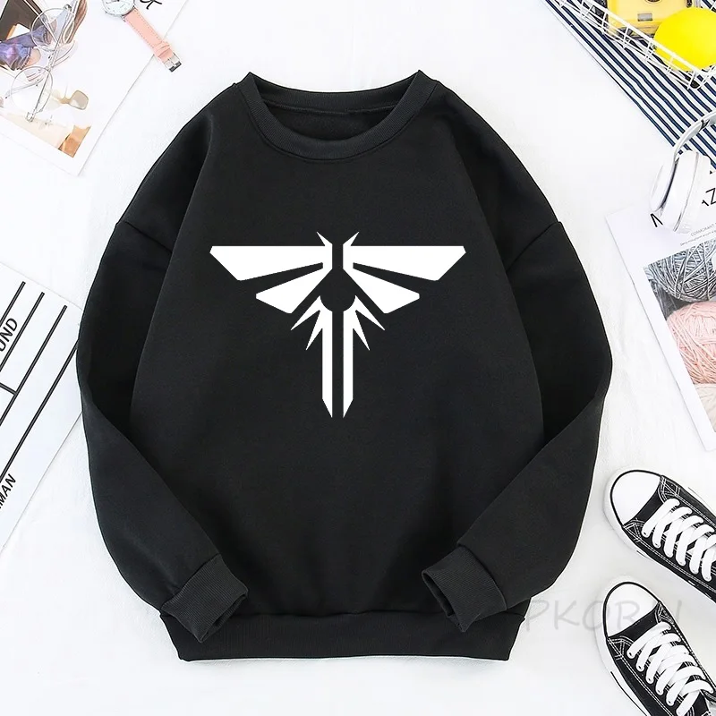 

The Last of Us Part II Graphic Hoodie Men Women Harajuku Pullover Game Print Crewneck Sweatshirt Fleece Autumn Winter Male Coat