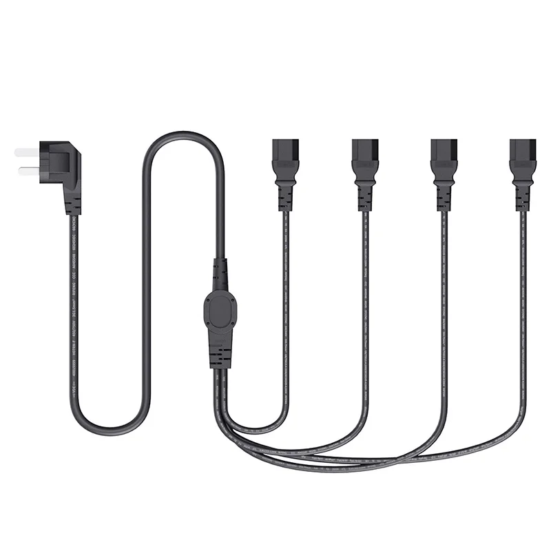 QIANLI computer charging cable pure copper rubber 4 in 1 power cord extension Universal For Computer Laptop Power Cord | Инструменты
