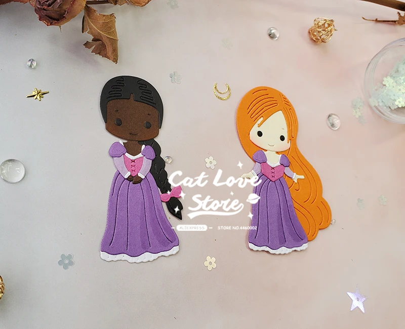 Принцесса партии металла резки штампы Скрапбукинг трафарет высечки карты