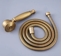 hotelspa antique brass 59 extra long flexible tube stretchable hose pipe hand held spray shower head dhh119
