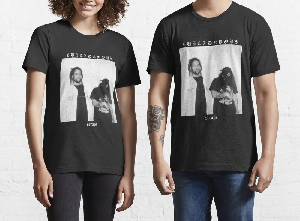 Футболка UICIDEBOY с надписью suicideboys Мужская забавная модная тенниска принтом